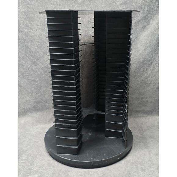 Fellowes Rotating CD Storage Tower Stand Compact Disk Music Cd's Holder 112 - Picture 9 of 9